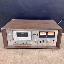 Vintage Sony TC-186SD Stereo Cassette Deck Power On Untested