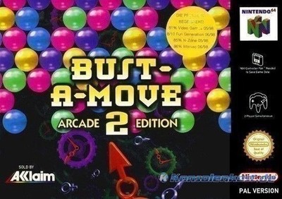 N64 / Nintendo 64 - Bust-A-Move 2 #Arcade Edition Modul sehr guter Zustand