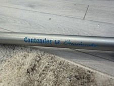 Contender LS Beachcaster 3.9M Fishing Rod, Silver/ Blue With Carrying Bag