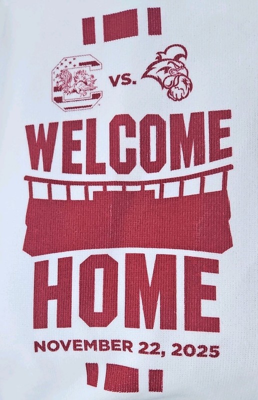 USC Gamecocks Football Vs. Coastal Sandstorm Towel University Of South Carolina