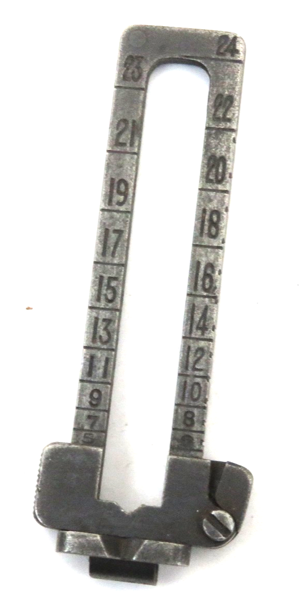 Original Arisaka Type 38 Rifle Rear Sight Ladder & V Notch Slide
