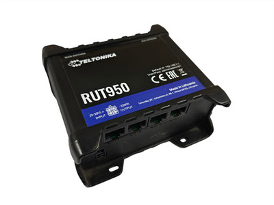 Teltonika RUT950 4G LTE Dual Sim Industrial Cellular WLAN Router ohne Antenne/Netzteil