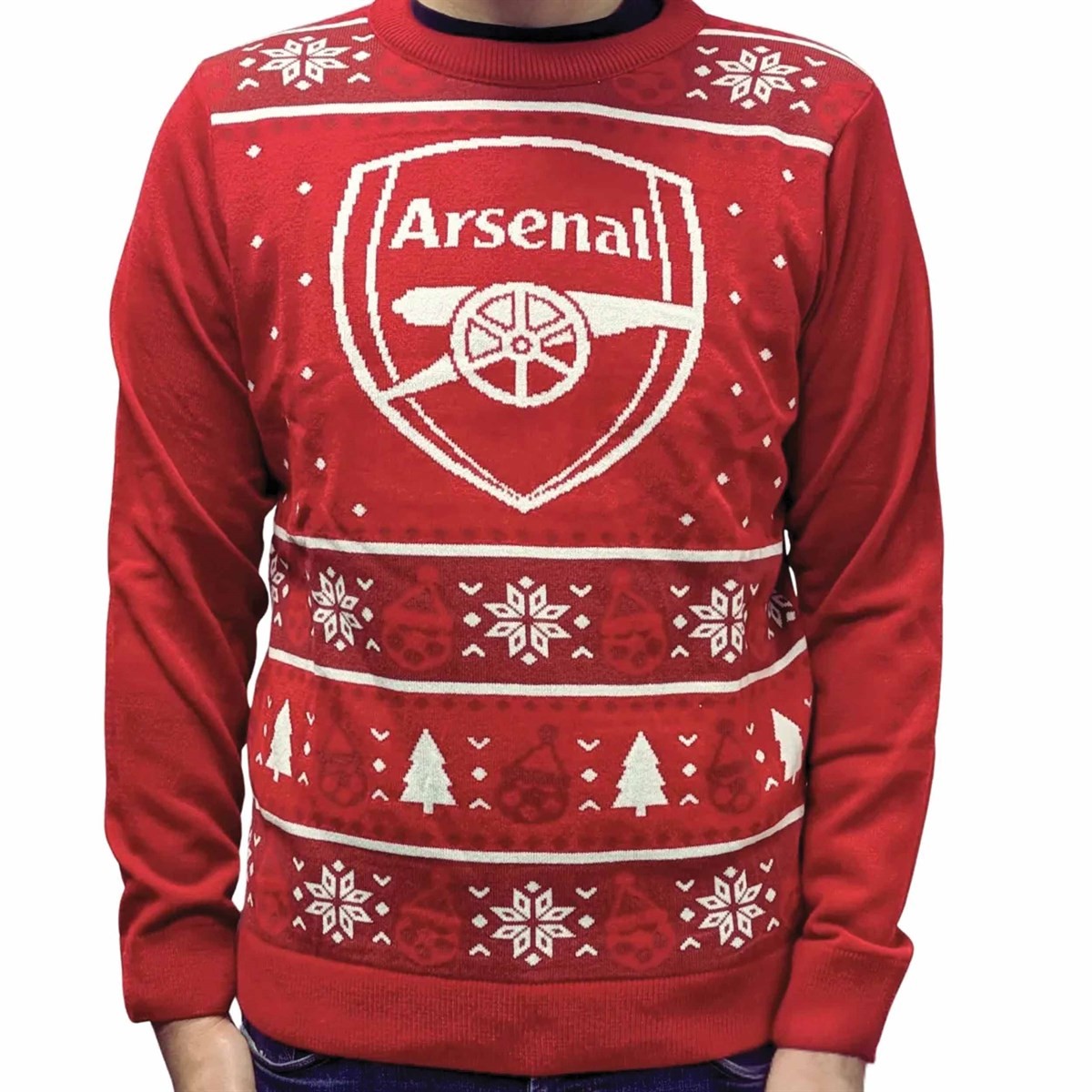 Arsenal FC Christmas Jumper Small, Clothing, Sports, Gift