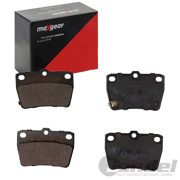 Maxgear BremsbelÄGe Satz Hinterachse Passend FÜR Toyota RAV | 19-1162-image