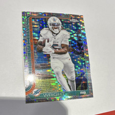 Topps 2025 Topps Chrome Jaylen Wright Parallel Miami Dolphins Football Card #190
