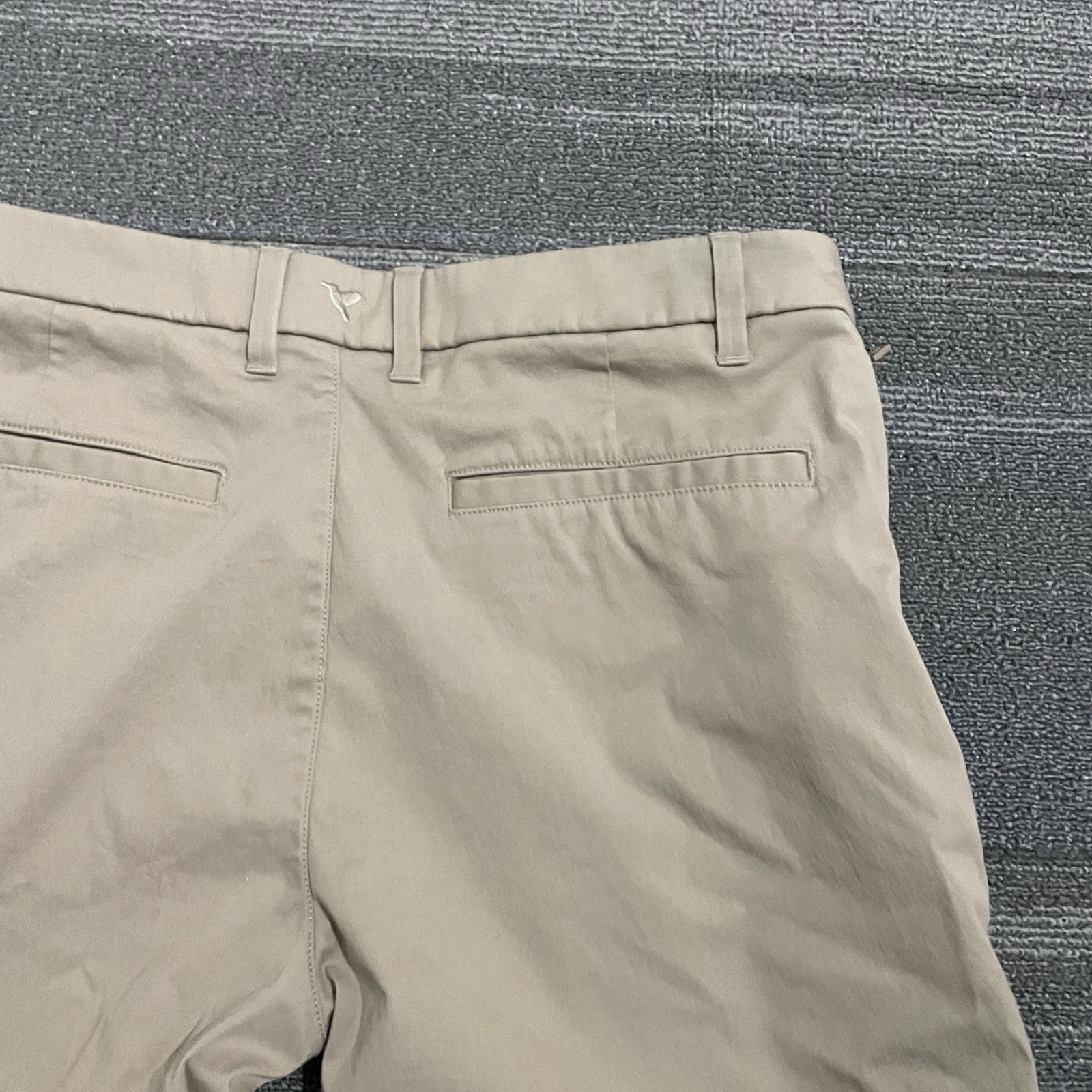 Birddogs Pants Mens 34x28 Beige Unlined Performance Chinos Cotton Blend Stretch*