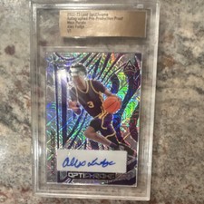 2022-23 Leaf Optichrome Alex Fudge BA-AF1 Mojo Purple Autographed 1/1 LSU Tigers