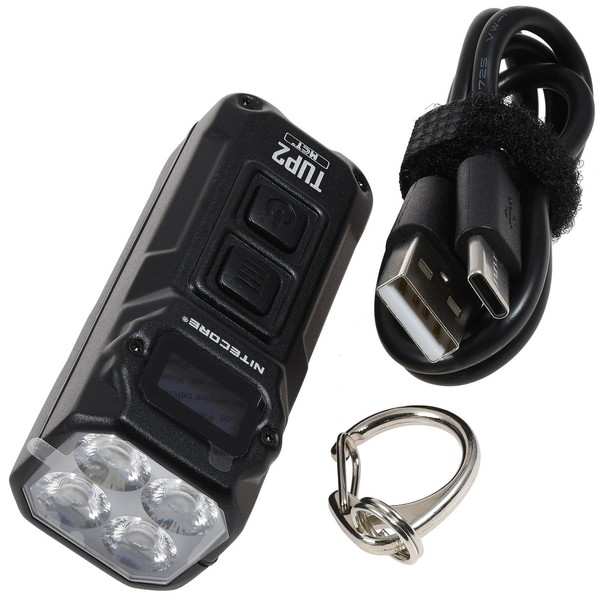 Nitecore TUP2 Mct Oled Mini-Taschenlampe 1200 Lumen Schwarz Li-Ion Schwarz-image