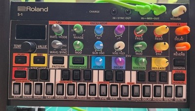 OVERLAY STICKER  Roland S-1 AIRA Compact Synthesizer synth S1 SH 101 JUPITER