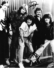 *  REO SPEEDWAGON * signed 8x10 photo * CRONIN, GRATZER & DOUGHTY * COA *