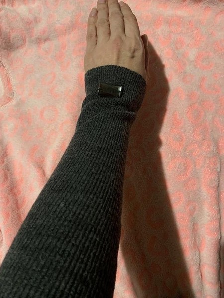 Women Liu Jo Arm Warmers Grey Wool M