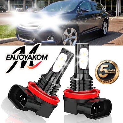 For Toyota Venza 2009-2016 LED Fog Light Bulb Conversion Kit High Power 2Pcs