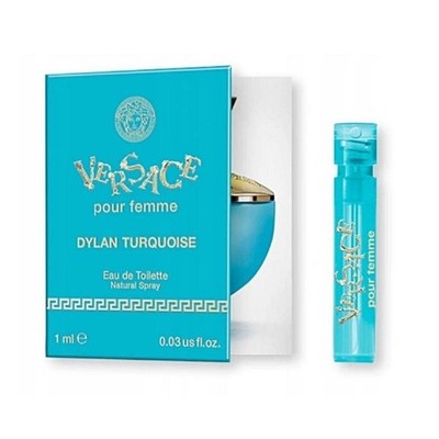 Versace Pour Femme Dylan Turquoise Eau De Toilette 0.03 Oz 1ml Spray