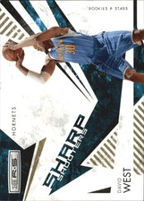 2009-10 Rookies and Stars Sharp Shooters Gold #12 David West Card /500