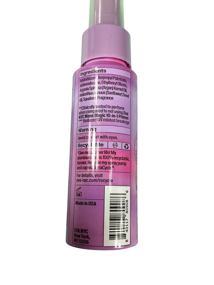 Eva NYC Mane Magic 10-In-1 Primer 2 Fl Oz Set Of 3 2fl oz Strengthens Heat prot - Image 4 of 4