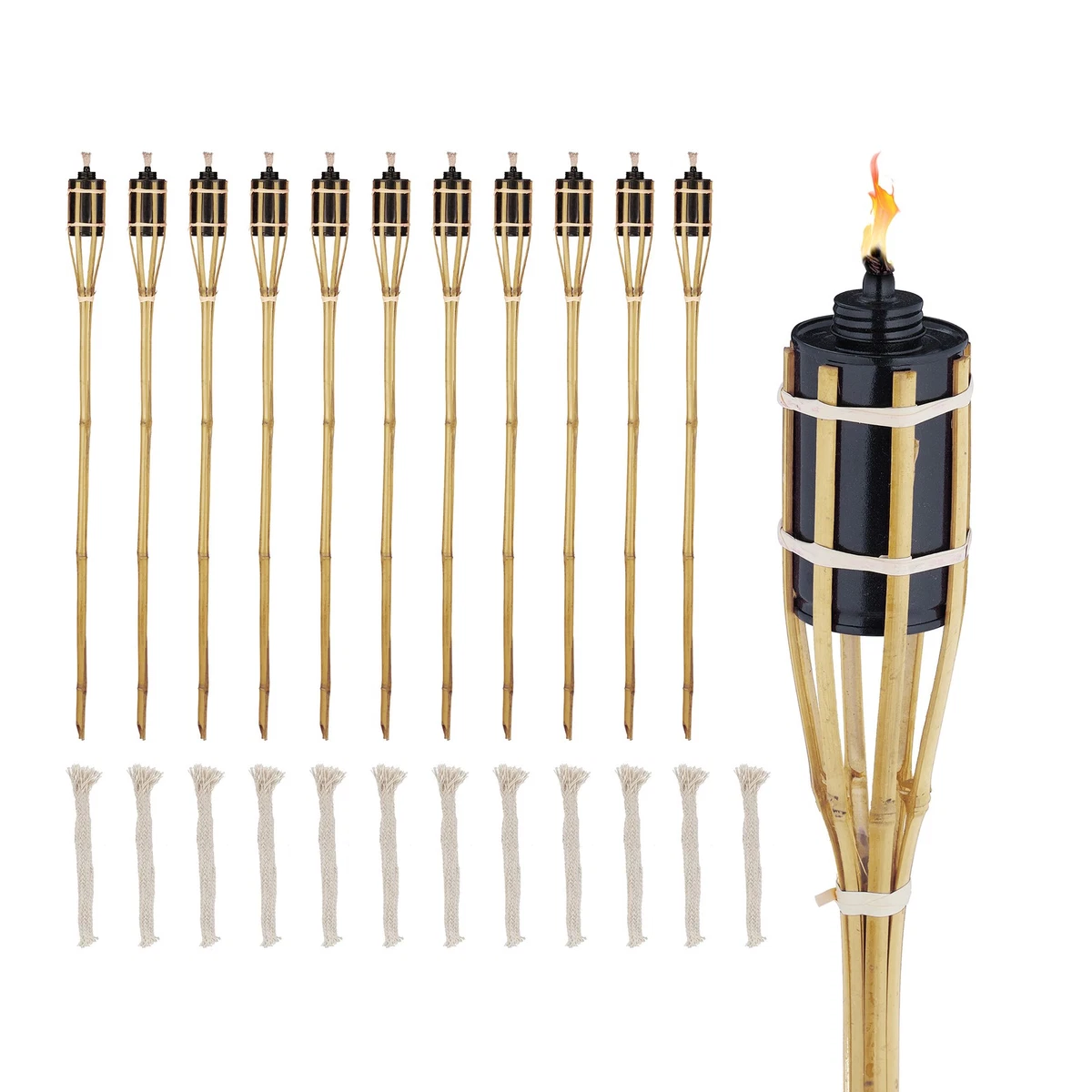 Gartenfackel Bambus online kaufen | eBay.de