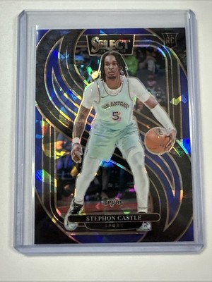 2024-25 Select Stephon Castle Premier Level RC #175 Blue Ice Prizm
