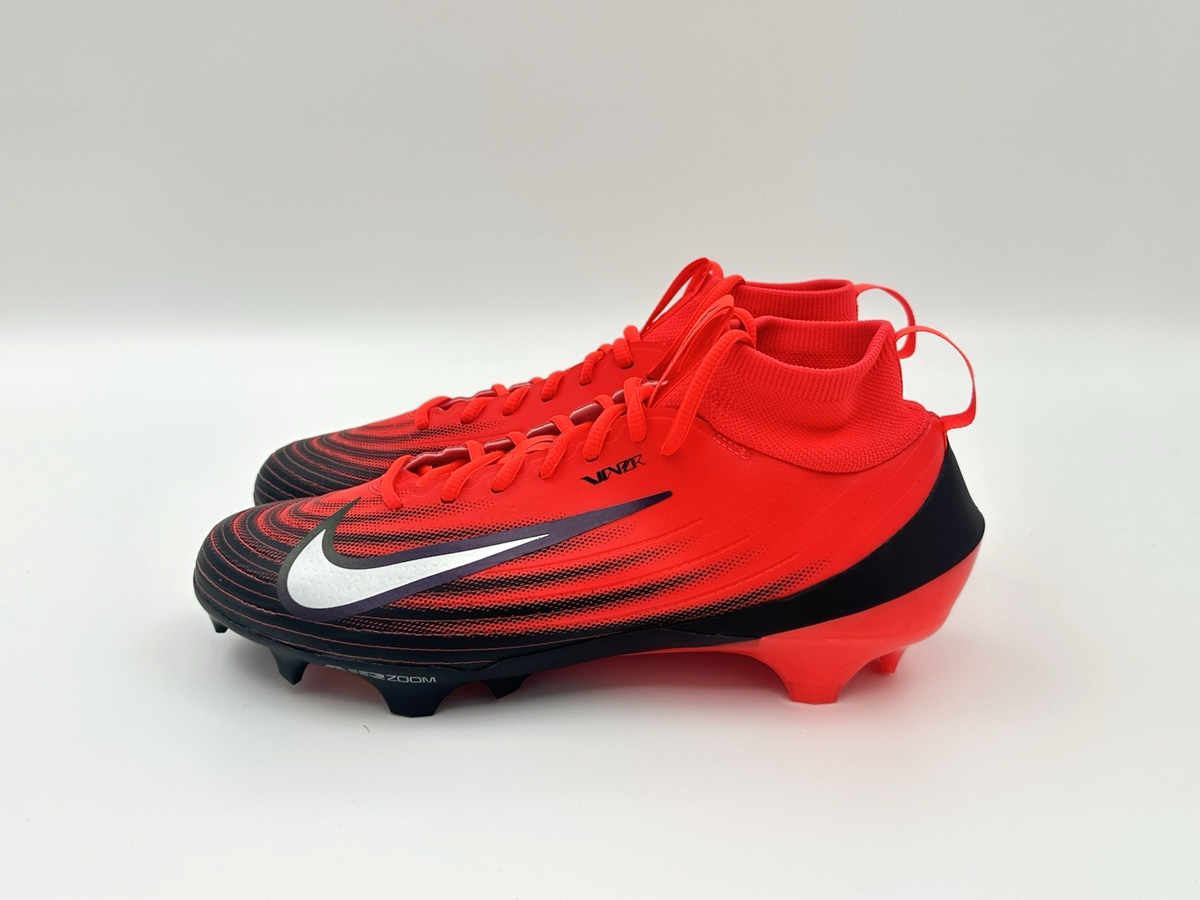 Nike Zoom Air Vapor Pro 1 Mens Size 9 Football Cleats Red Black
