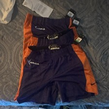 Nike Phoenix Mercury 2025 Women's Basketball Shorts Purple Orange XL M Tall