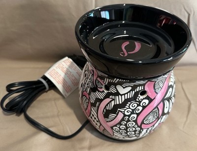 Breast Cancer Awareness Full Size Scents Warmer - Retired - WORKS!!