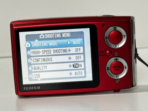 Fujifilm Digital Camera FinePix Z10fd 7.2MP - Red - Tested - Picture 2 of 7