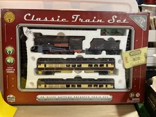 WOW TOYZ 20 Piece Battery Operated Classic Train Set w/ Lights + Sounds Tested