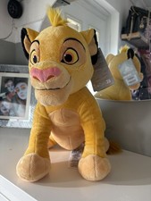 DISNEY STORE OFFICIAL SIMBA 33CM/13" PLUSH CUDDLY TOY LION KING SOFT FEEL FINISH