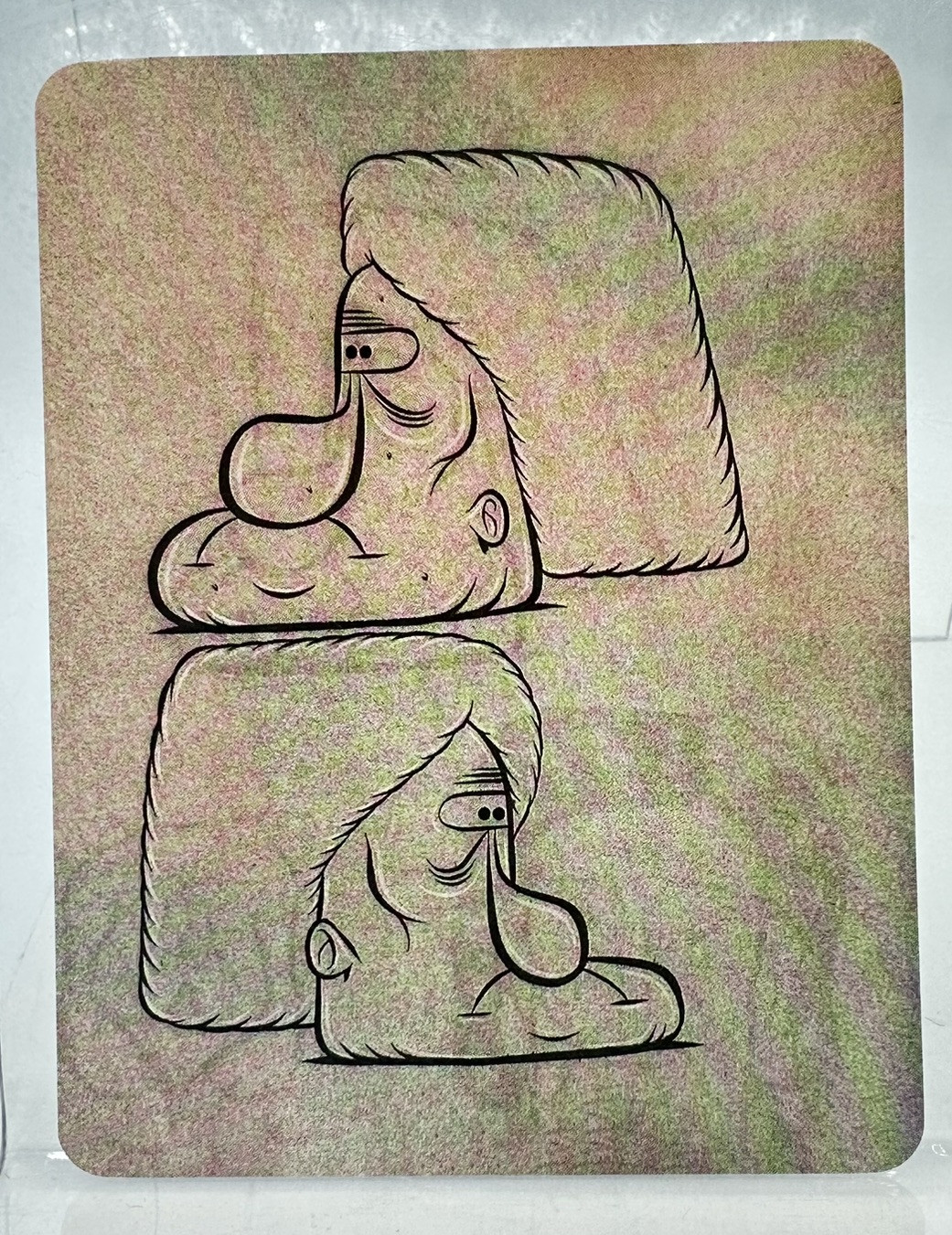 Barry McGee “Cherry Pit” 2025 The Hole Gallery, Los Angeles Exhibition Card