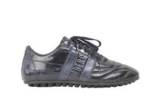 Dirk Bikkembergs 00S Y2K Football Glossy Patent Low Sneakers Vintage