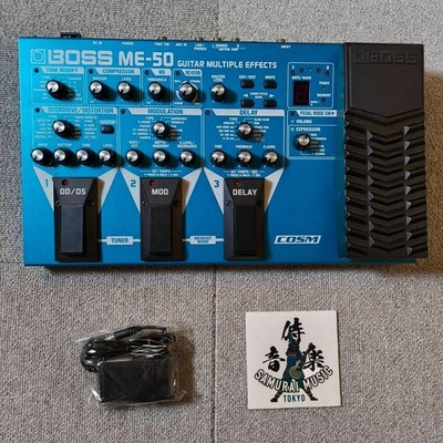 BOSS ME-50 Guitar Effects Pedal Multi-Effects Unit Pedal W/ Power Cord #2