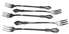 Lot/5 Oneida Kennett Square Distinction Deluxe HH  Stainless Cocktail Forks