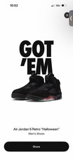 Air Jordan 5 Halloween Size 13
