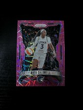 Maya Caldwell 2026 Panini Prizm WNBA Pink Velocity 54/79 #196 Minnesota Lynx