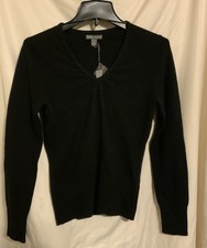 NWT Apt 9 Women  s 100 Cashmere Sweater Black Small