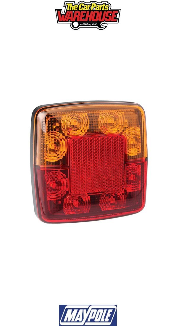 Maypole L98BAR LED Autolamps 12V Compact Square Combination Lamp
