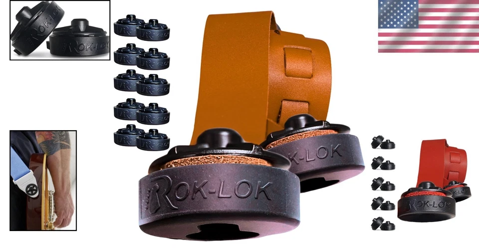 Cerraduras universales para correa de guitarra - Paquete de 5 Foto 2 de 4