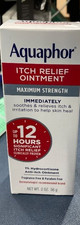 Aquaphor Itch Relief Ointment, Maximum Strength 1 Hydrocortisone, 2 oz