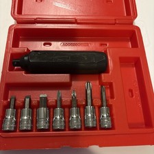 Snap On 208EPIT 8pc 3/8” Drive Impact Socket Driver Set w/Case NICE !!