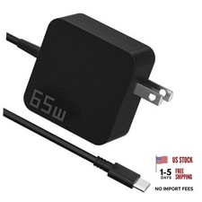 65W USB C Laptop Charger, Universal Fast Charging Power Adapter - Compact Type