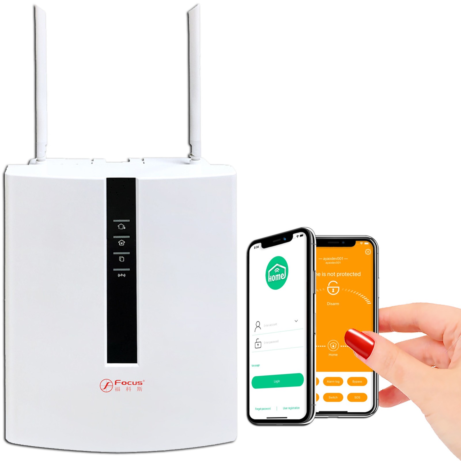 Centrale d'alarme 4G FC-7668 PRO pour éviter les cambriolages et les coupures internet