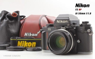 [Near MINT w/ Case Strap] Nikon F3HP Nikkor AI 50 1.8 Film Camera  From JAPAN