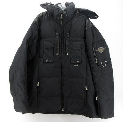 Bogner Jacket Men 46 Black California Racing Club Down Insulated