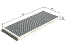 Filter Innenraumluft für AUDI VW 80 B4 Stufenheck Avant A4 B5 CABRIOLET B3 COUPE