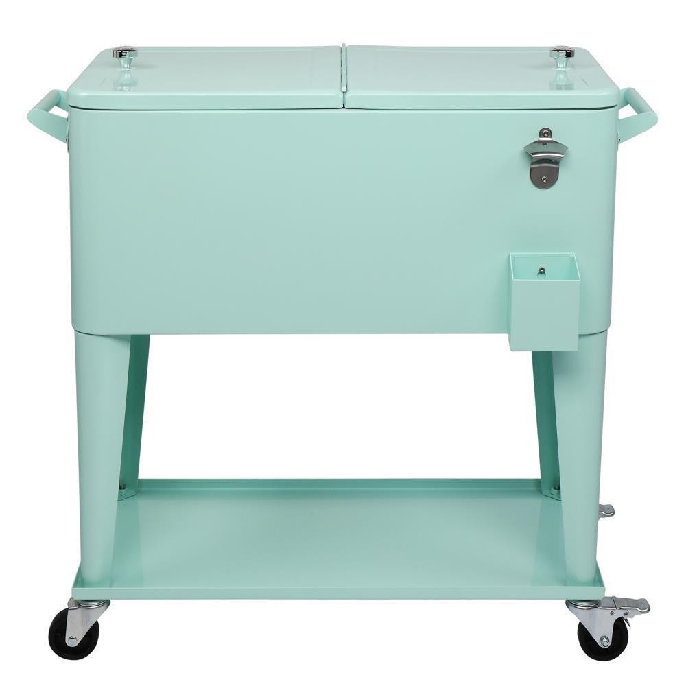 Cart Ice Chest Frozen Trolley With Wheels
