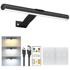 Picture Light with Remote, Wireless Battery Painting Light with 3 Lighting Color