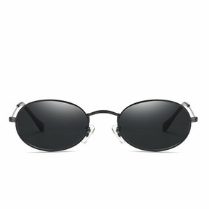 small black oval sunglasses