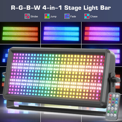 180W LED RGBW Wall Washer Light Strobe DMX Stage DJ Light Party Club Effect Show