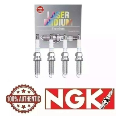 For 4 pc 4 x NGK Laser Platinum Pre-Gapped Spark Plugs 5118 PLZKAR6A-11 5118