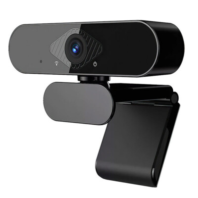 Webcam mit Mikrofon USB Full HD 1080p 30fps Webkamera für PC, TV, Laptop KG