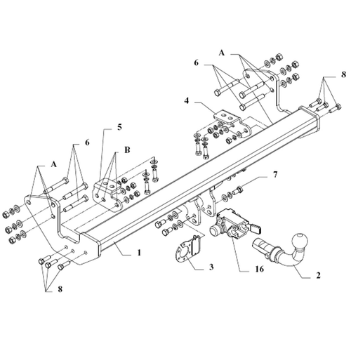 Attelage Amovible Pour Mercedes R Class - Kit Complet + Câblage 7 Broches, Capacité 2100kg